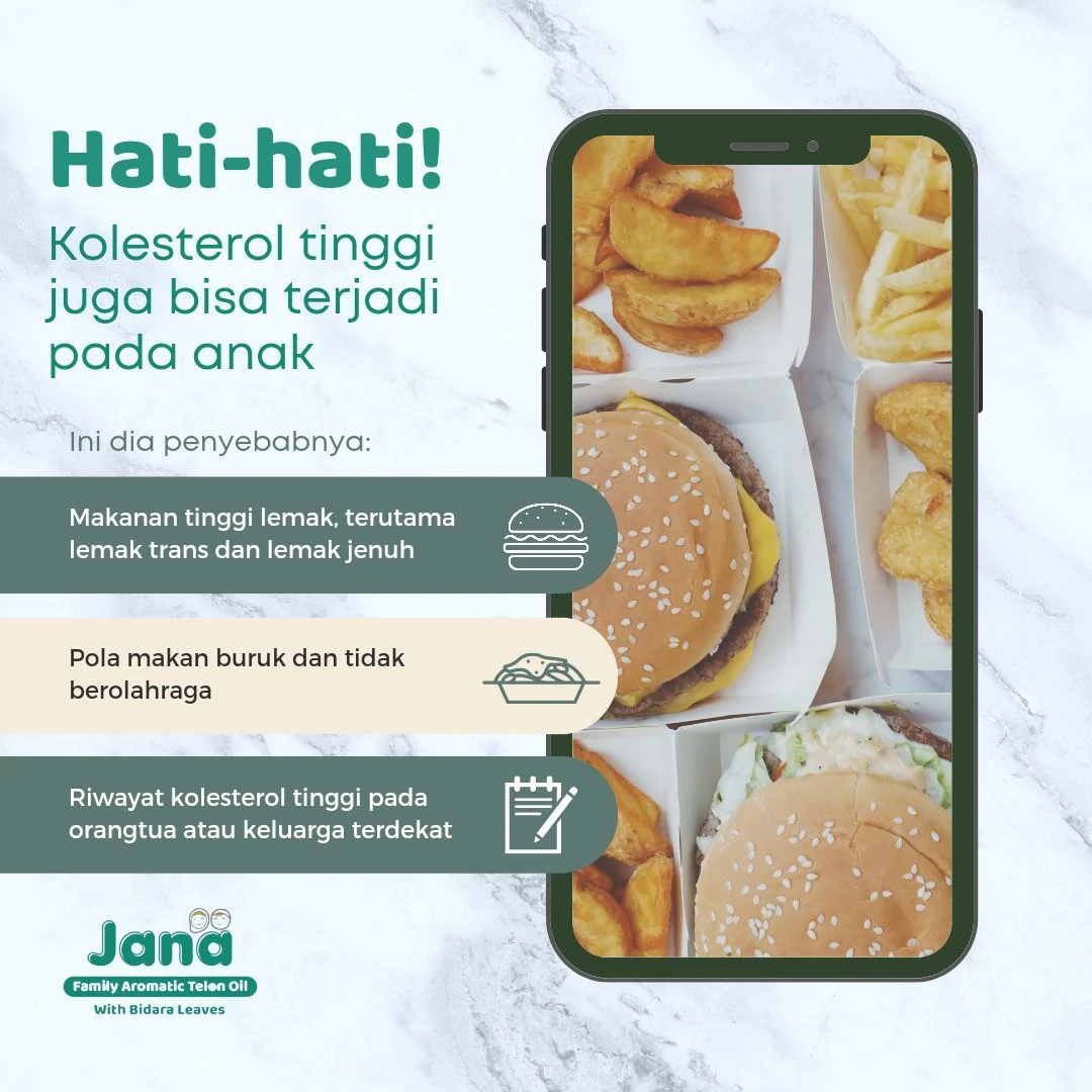 Kolesterol Tinggi Juga Bisa Terjadi pada Anak Penyebab, Dampak, dan Cara Mengatasi